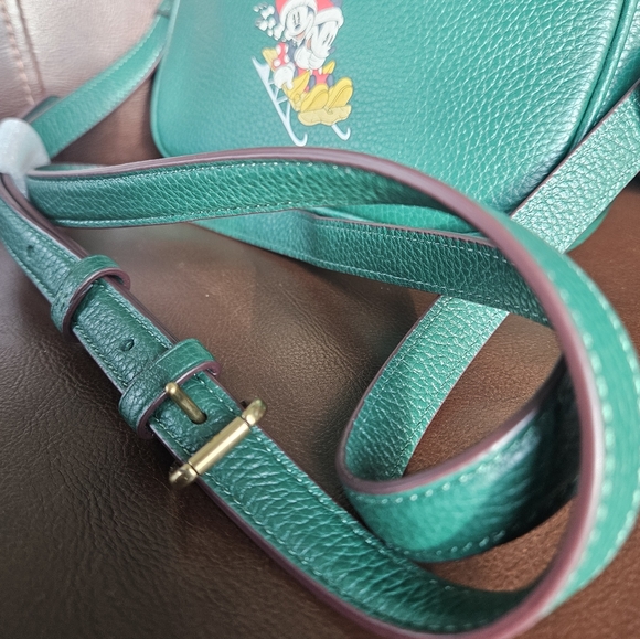 COACH DISNEY X Mickey & Minnie Holiday Crossbody Bag No. H2381-CN924 - Picture 5 of 11